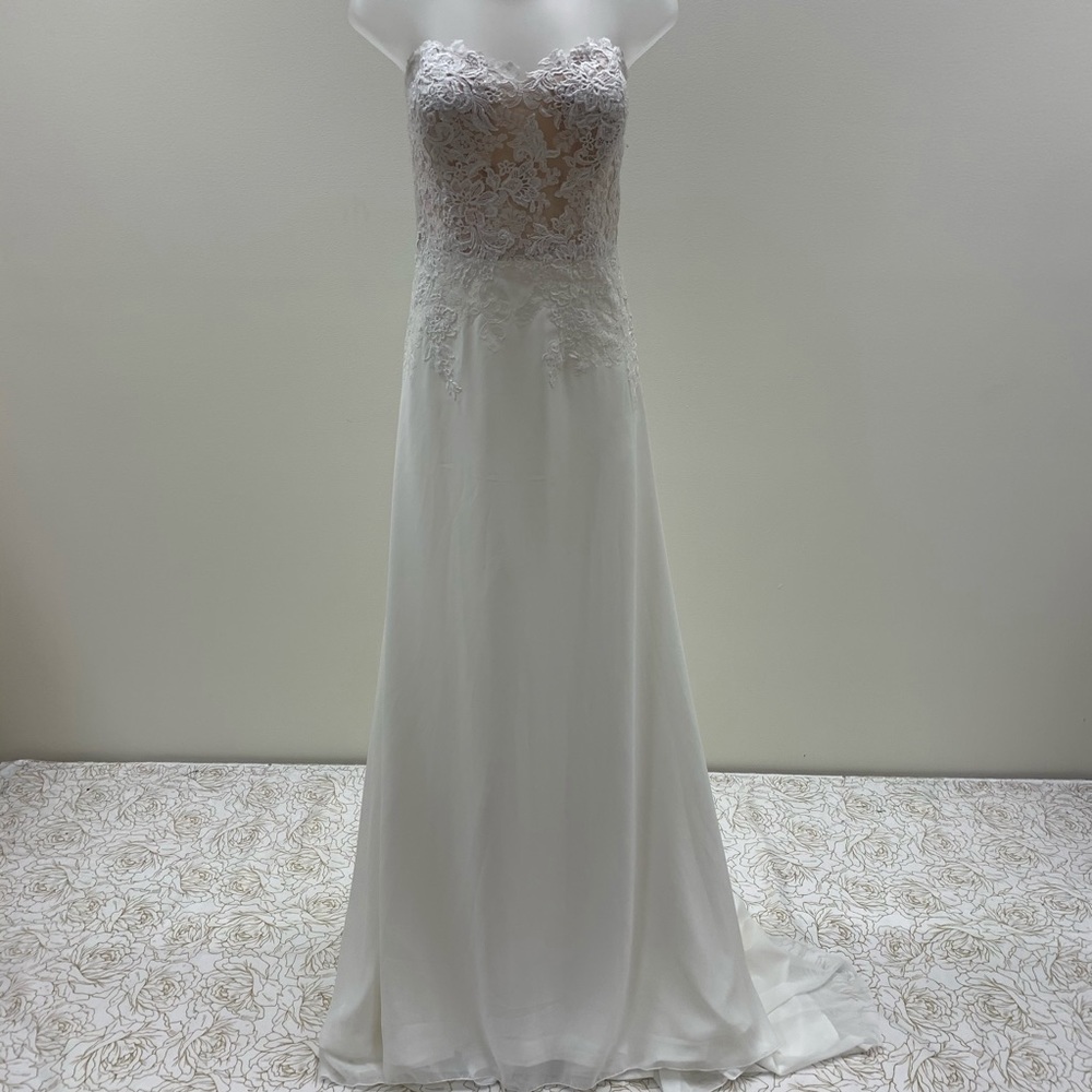NWT White One Designer Strapless Wedding Dress